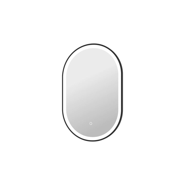 Framed LED Oval Mirror by Elegant - view 6