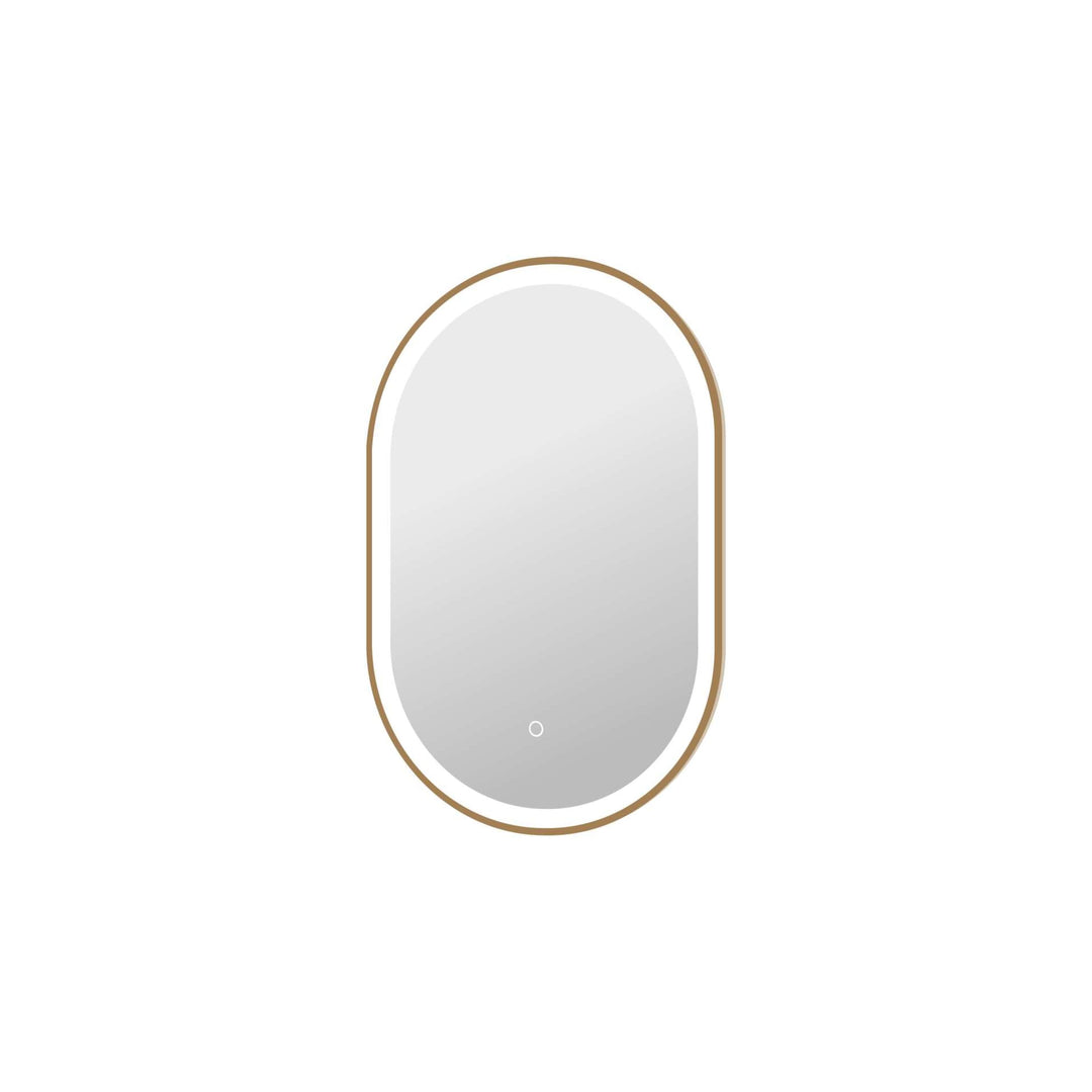 Framed LED Oval Mirror by Elegant - view 12