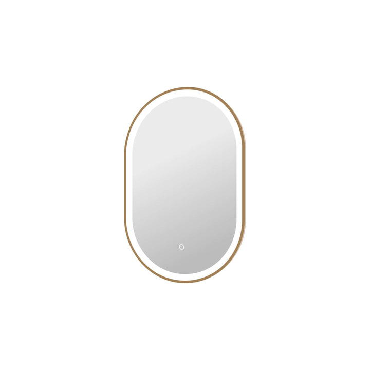 Framed LED Oval Mirror by Elegant - view 12