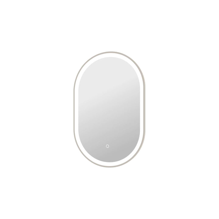 Framed LED Oval Mirror by Elegant - view 18