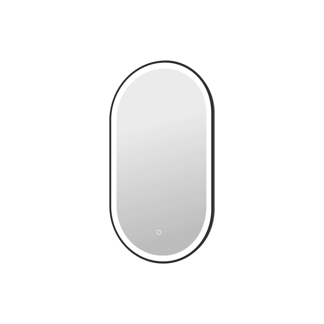 Framed LED Oval Mirror by Elegant - view 24