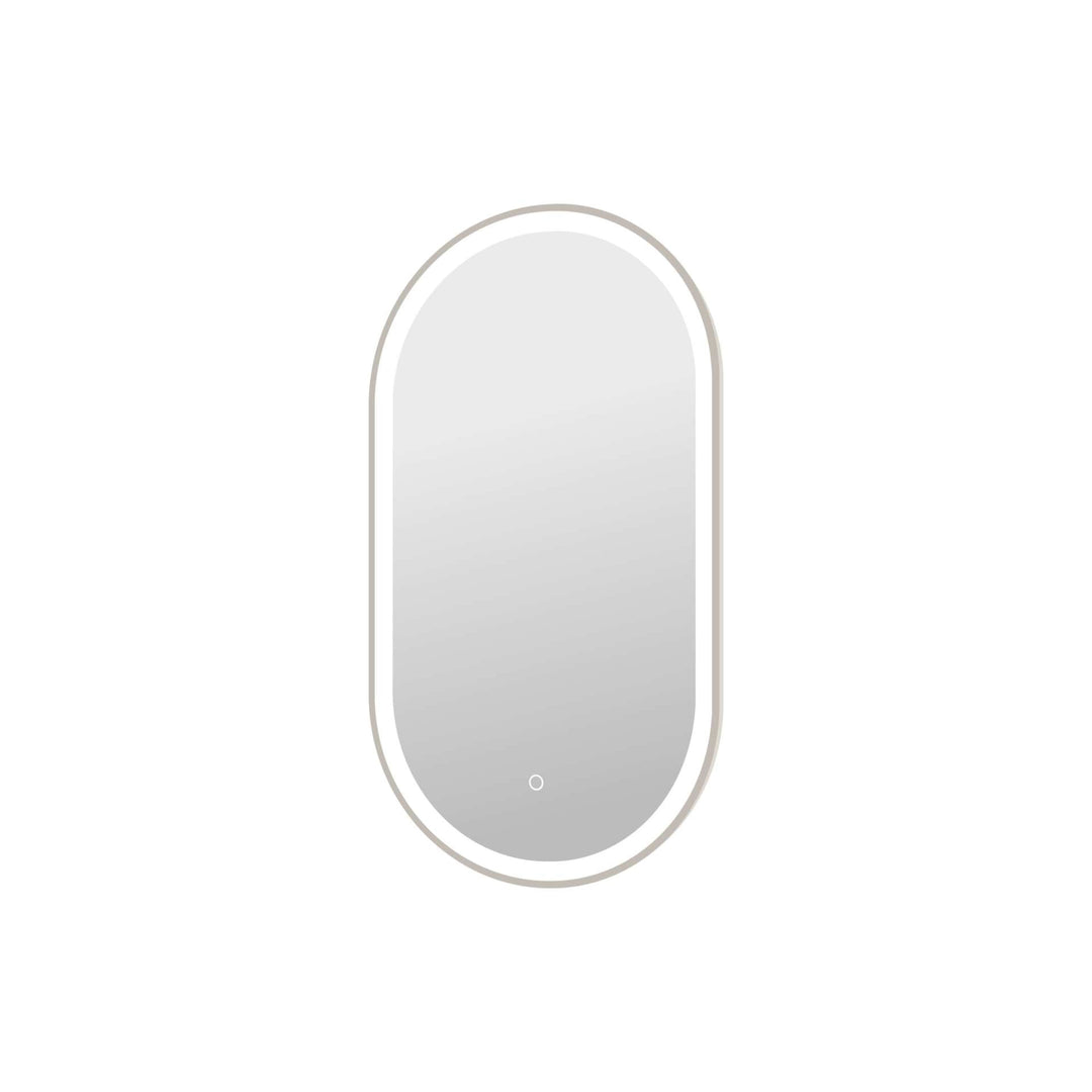 Framed LED Oval Mirror by Elegant - view 36