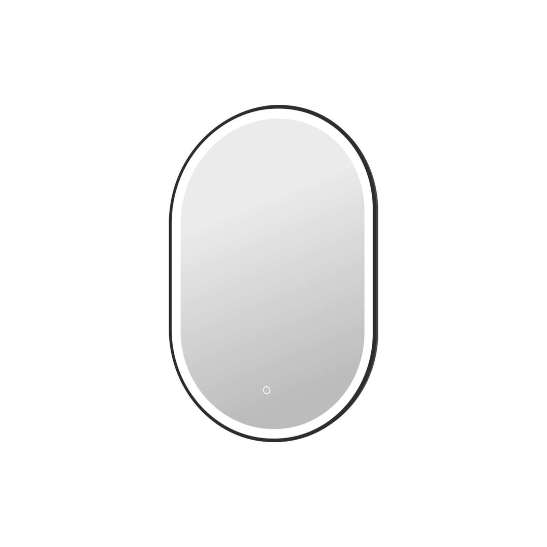 Framed LED Oval Mirror by Elegant - view 42
