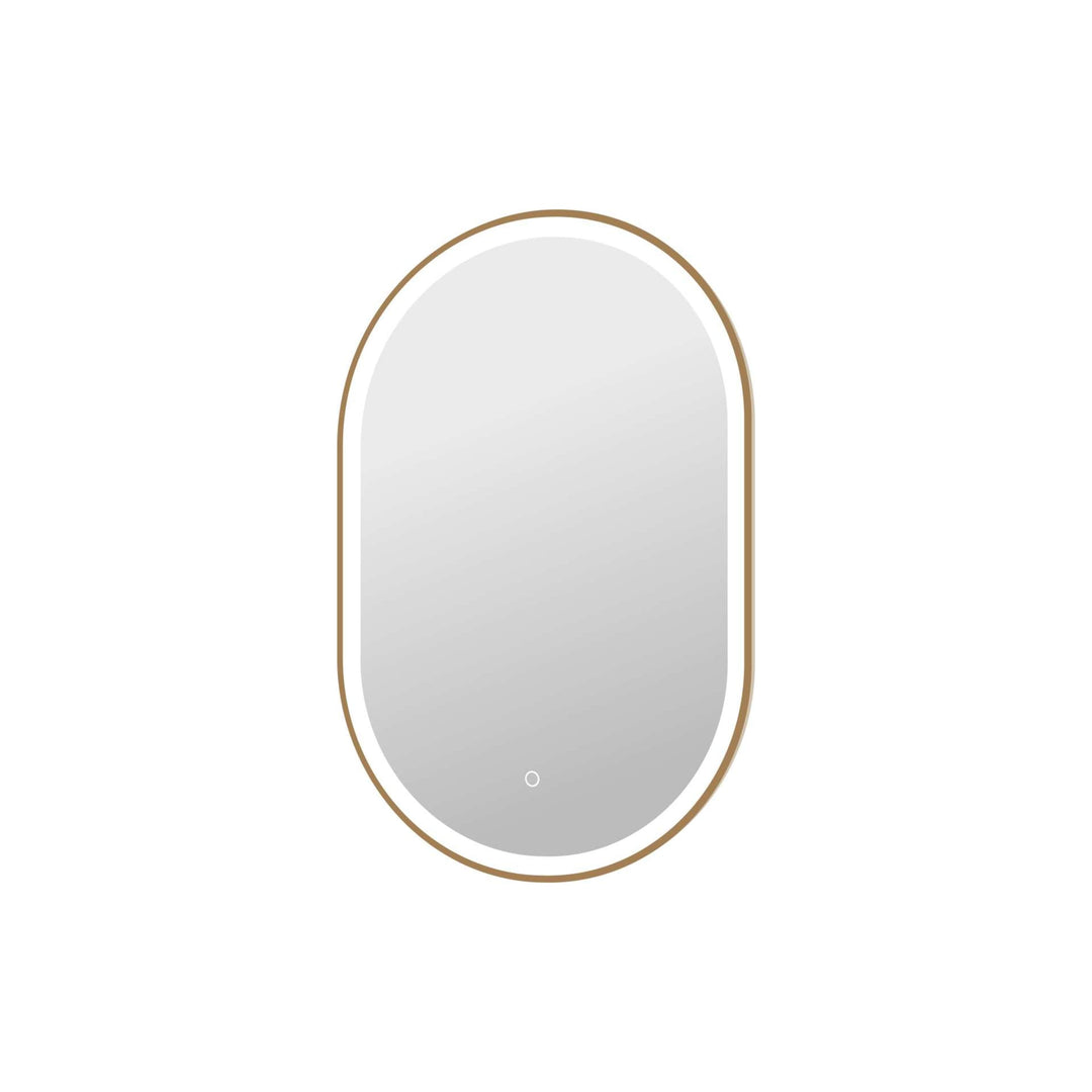 Framed LED Oval Mirror by Elegant - view 48