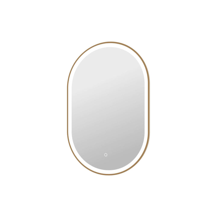 Framed LED Oval Mirror by Elegant - view 48