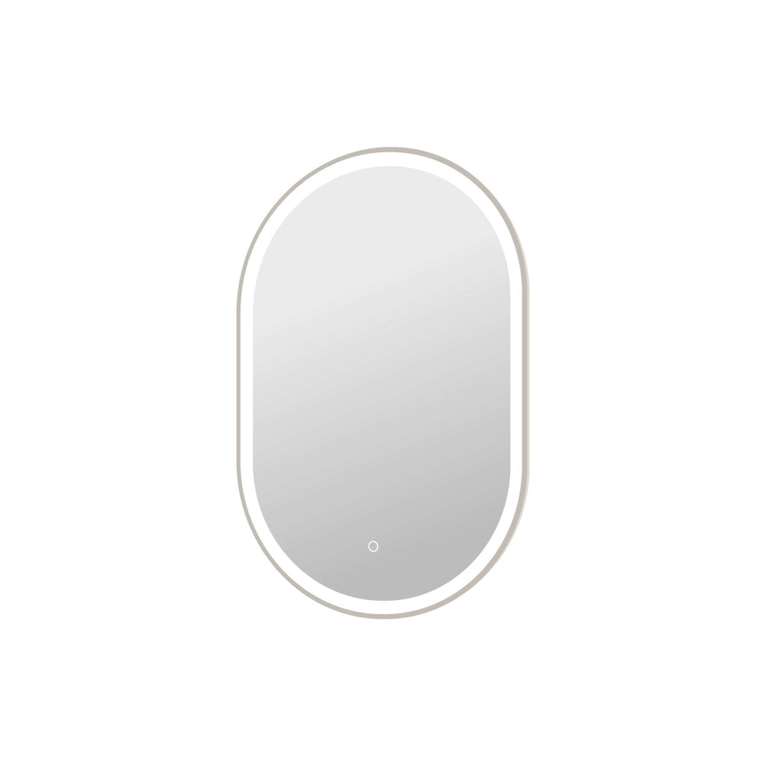 Framed LED Oval Mirror by Elegant - view 54