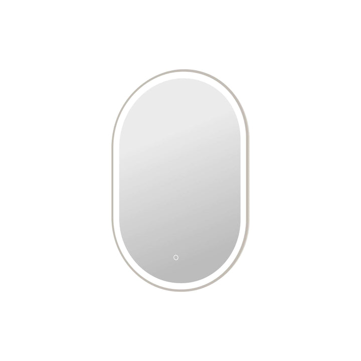 Framed LED Oval Mirror by Elegant - view 54