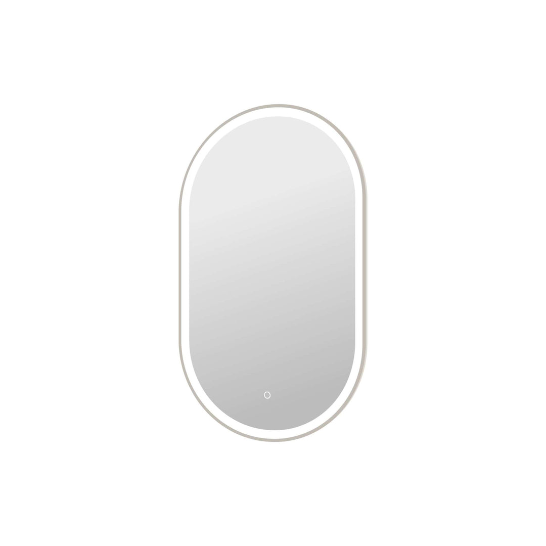 Framed LED Oval Mirror by Elegant - view 72