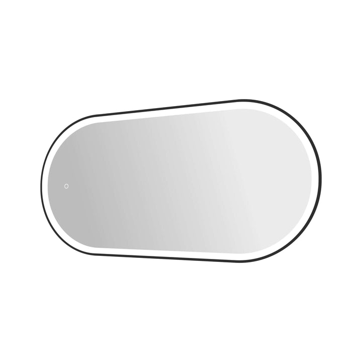 Framed LED Oval Mirror by Elegant - view 78