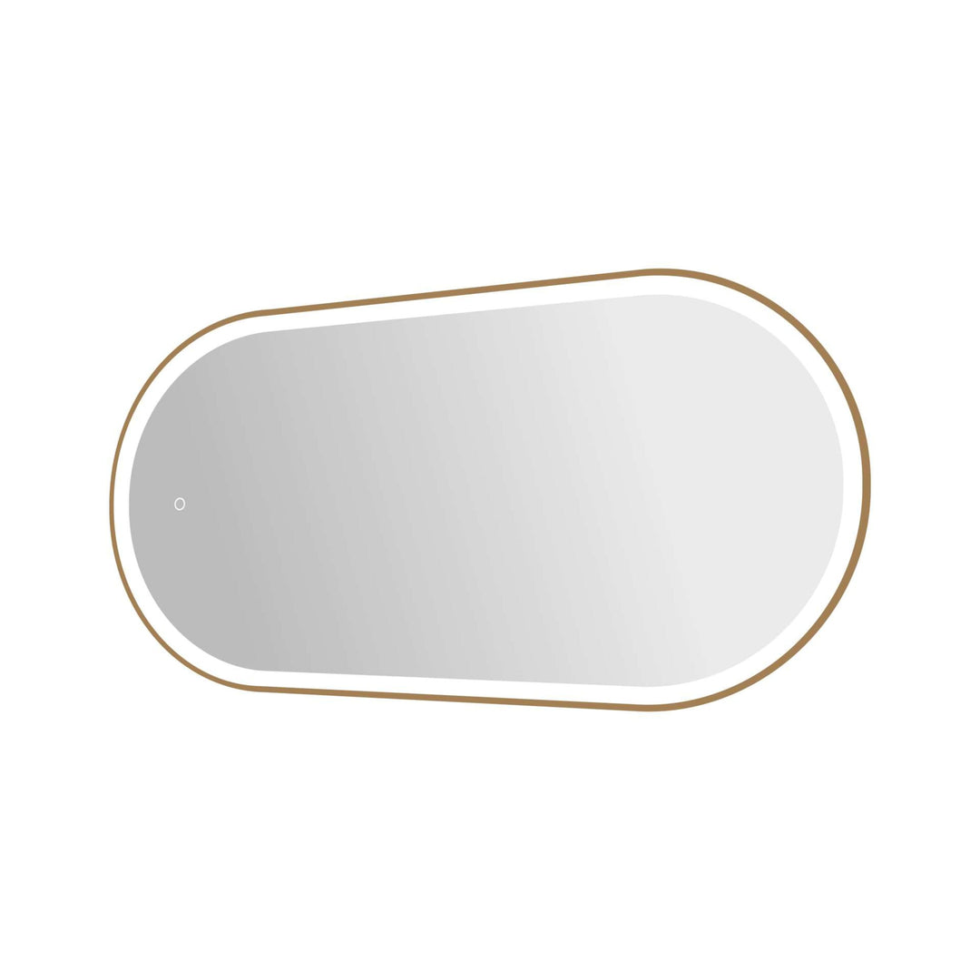 Framed LED Oval Mirror by Elegant - view 84
