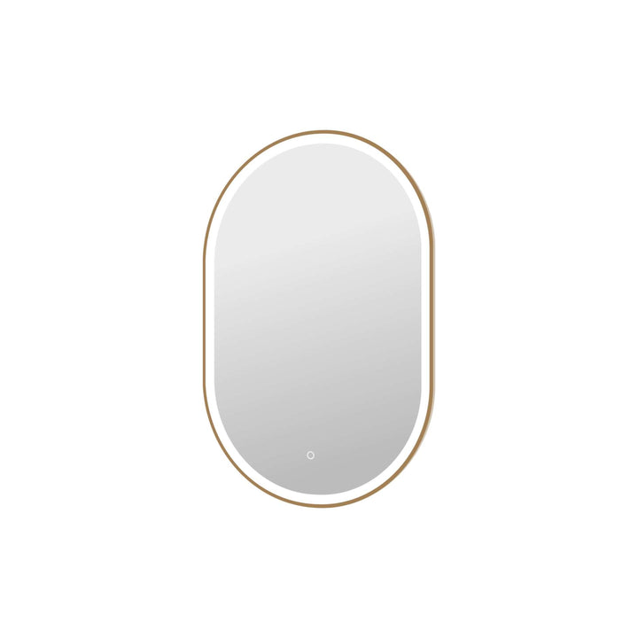 Framed LED Oval Mirror by Elegant - view 102