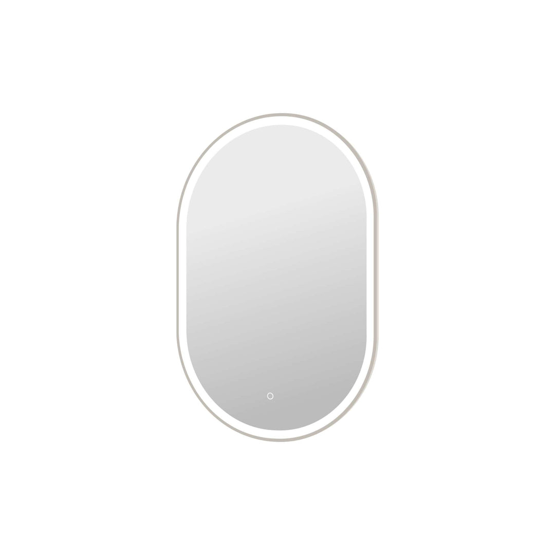 Framed LED Oval Mirror by Elegant - view 108