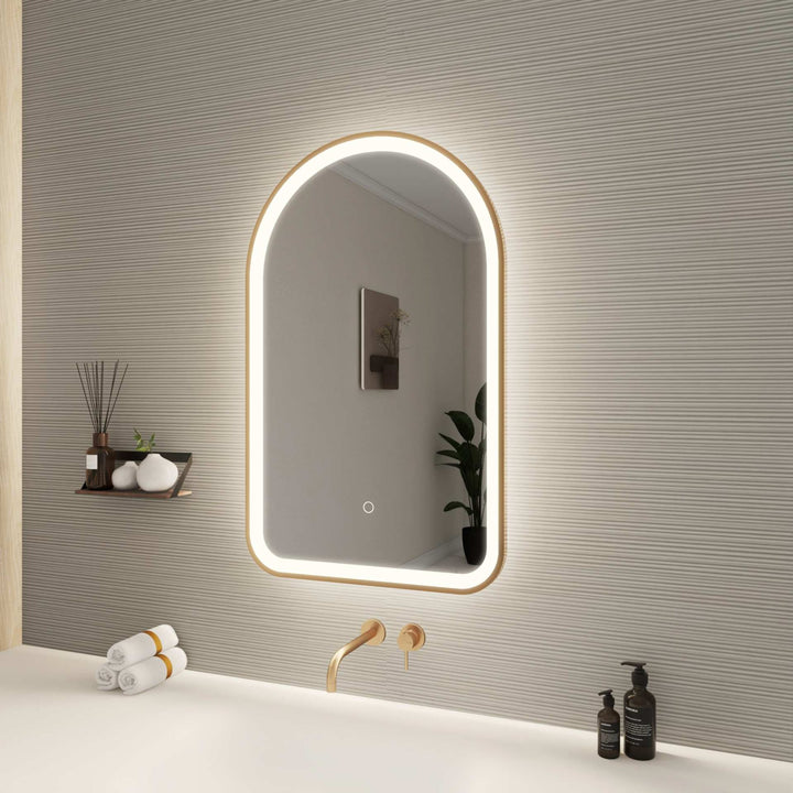 Framed LED Arch Mirror by Elegant - view 27