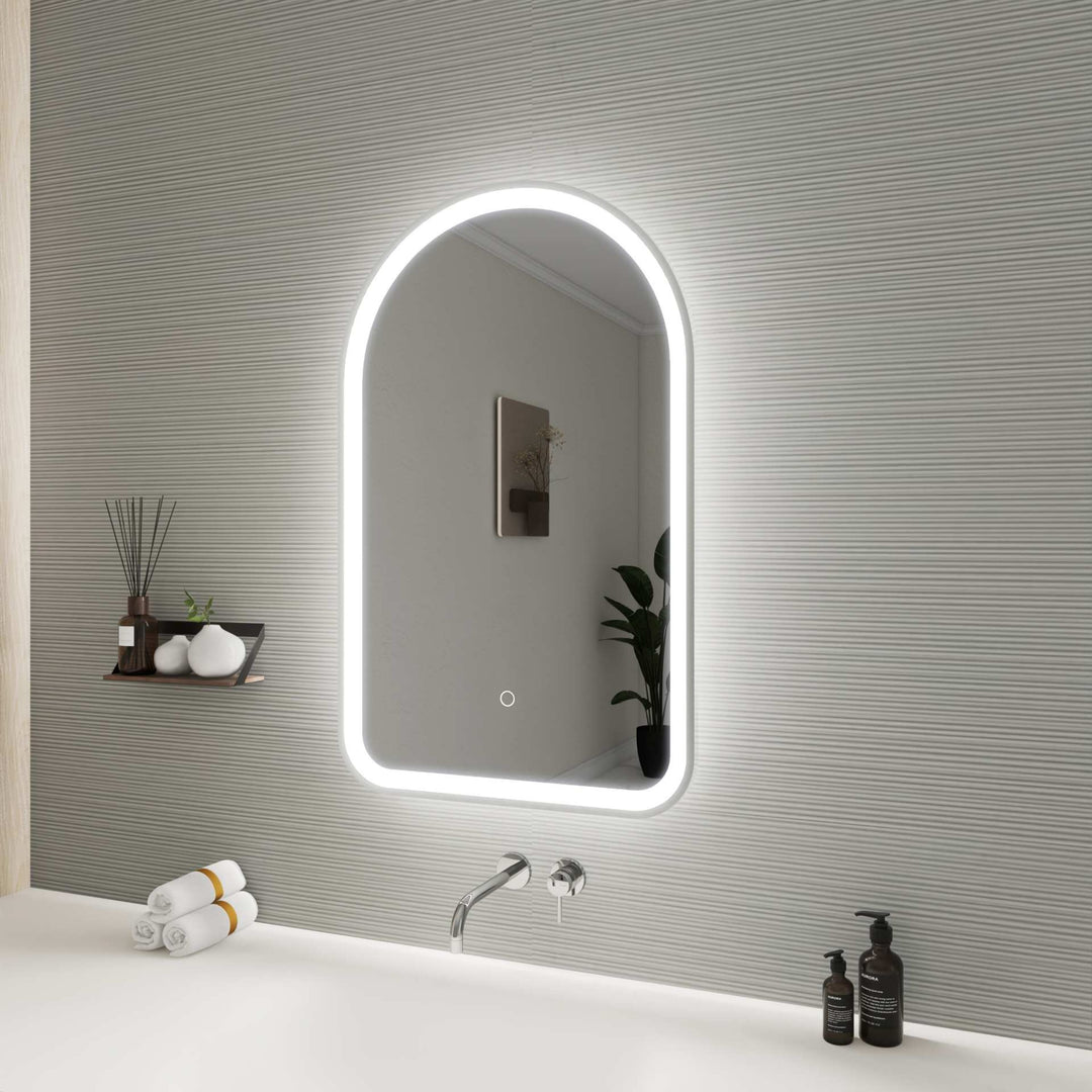 Framed LED Arch Mirror by Elegant - view 35