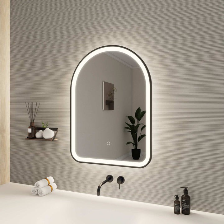 Framed LED Arch Mirror by Elegant - view 39