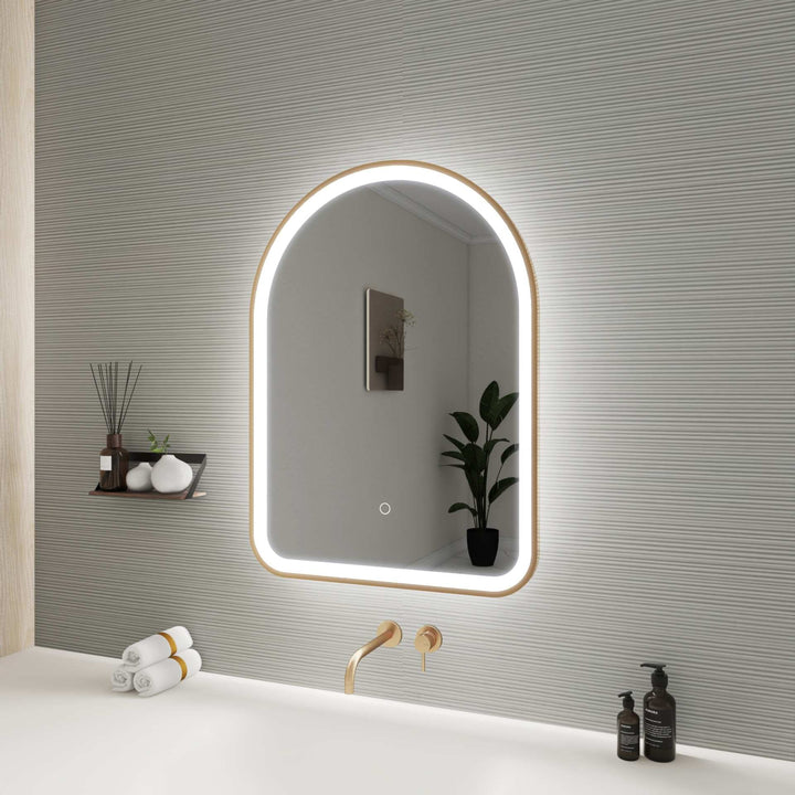 Framed LED Arch Mirror by Elegant - view 47