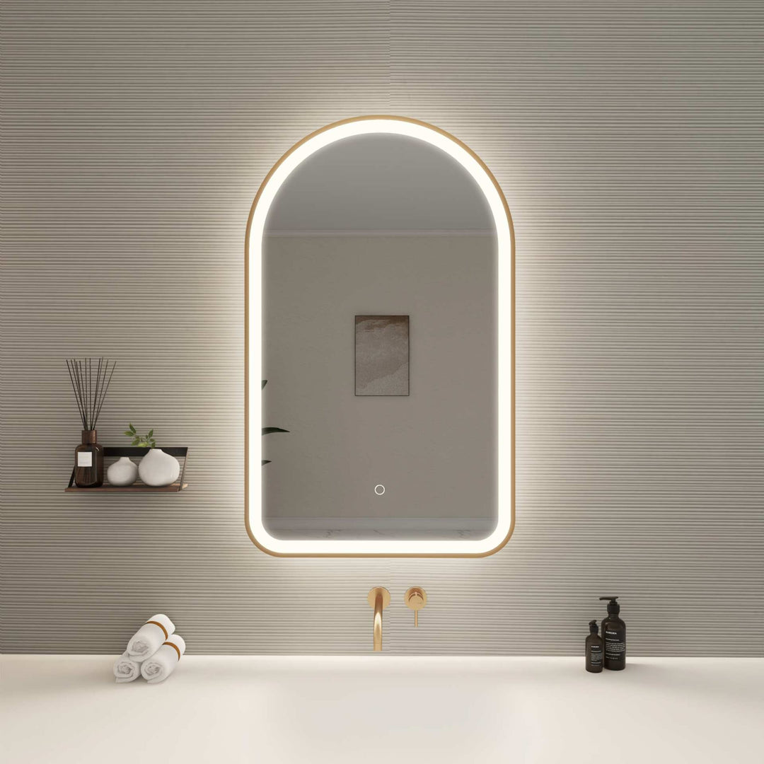 Framed LED Arch Mirror by Elegant - view 62