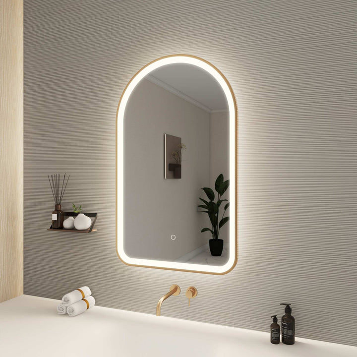 Framed LED Arch Mirror by Elegant - view 63