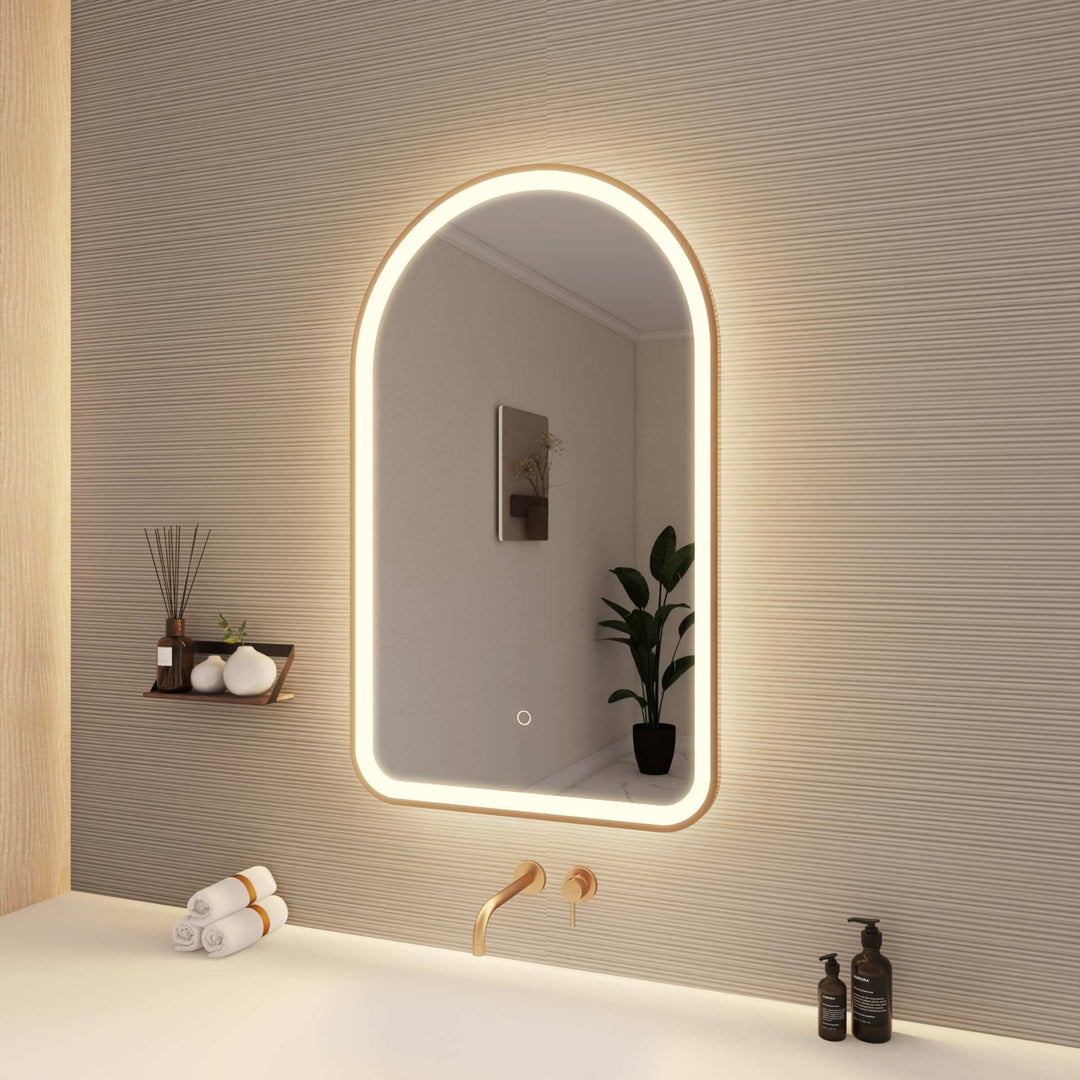Framed LED Arch Mirror by Elegant - view 64