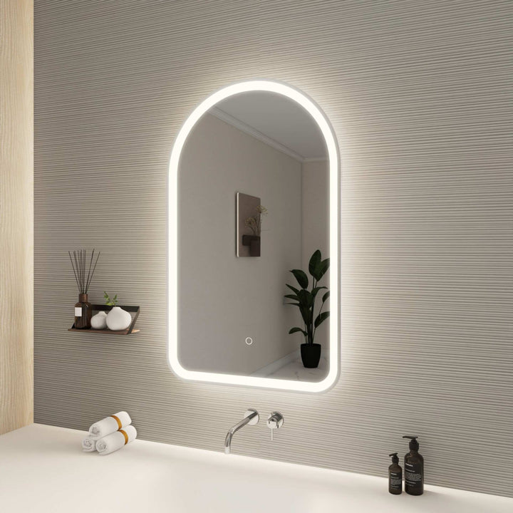 Framed LED Arch Mirror by Elegant - view 69