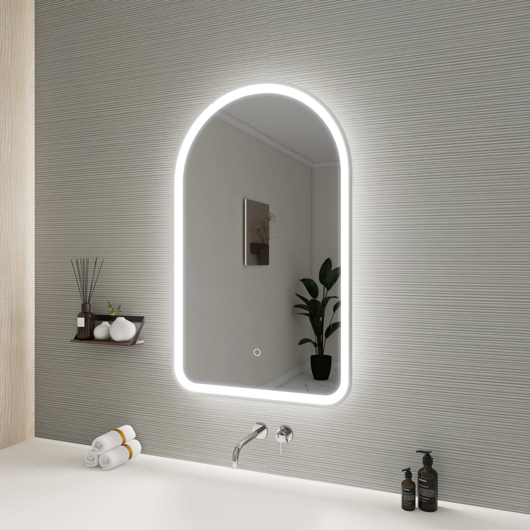 Framed LED Arch Mirror by Elegant - view 71
