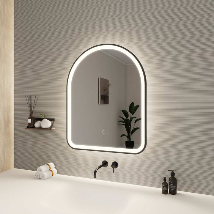 Framed LED Arch Mirror by Elegant - view 75