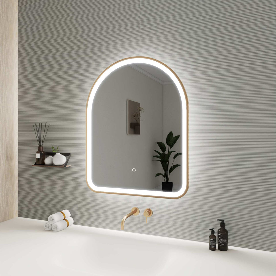 Framed LED Arch Mirror by Elegant - view 83