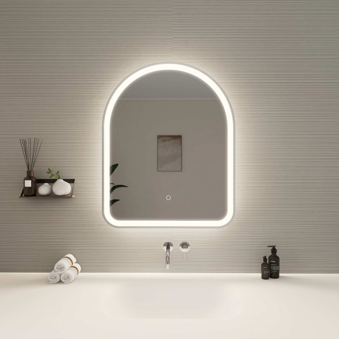 Framed LED Arch Mirror by Elegant - view 86