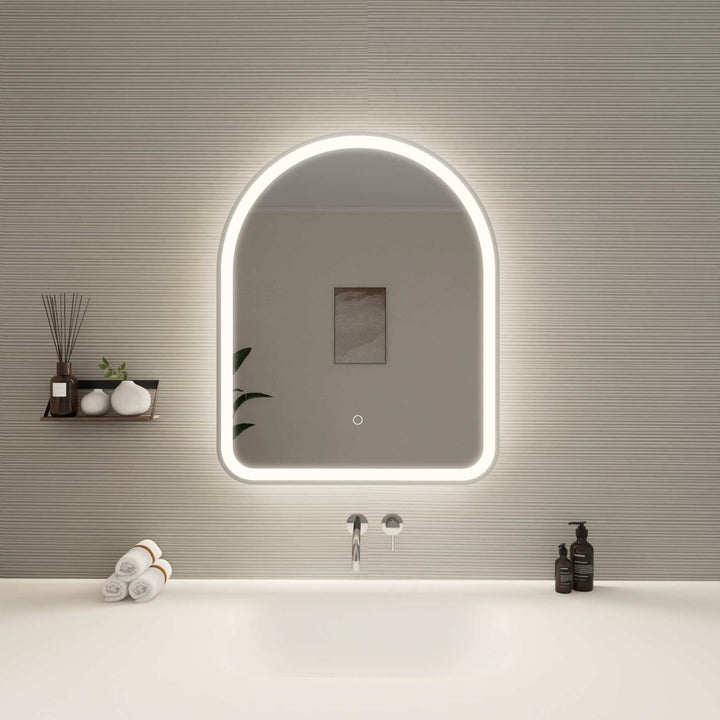 Framed LED Arch Mirror by Elegant - view 86