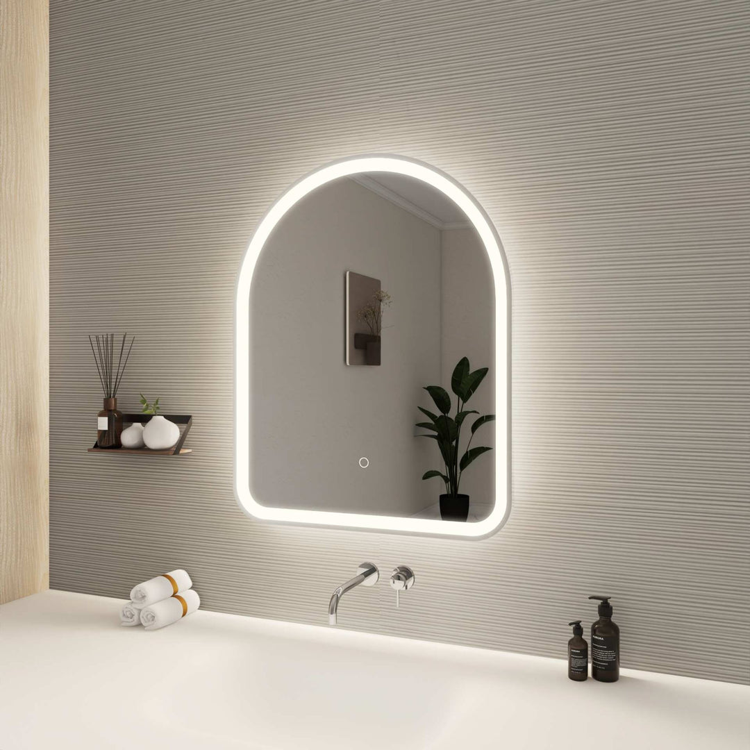 Framed LED Arch Mirror by Elegant - view 87