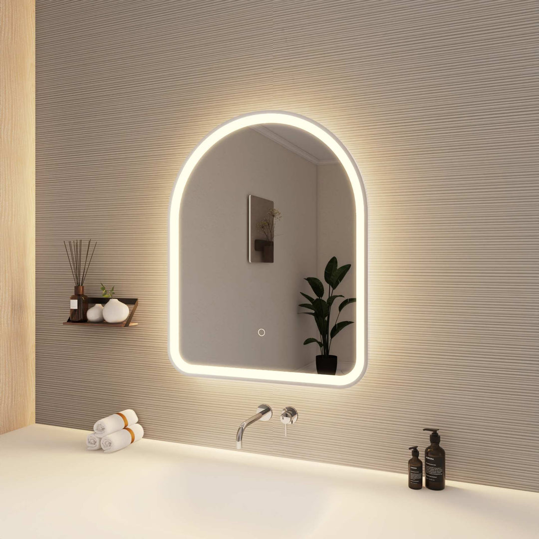 Framed LED Arch Mirror by Elegant - view 88