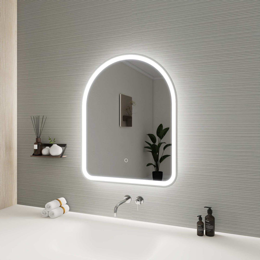 Framed LED Arch Mirror by Elegant - view 89