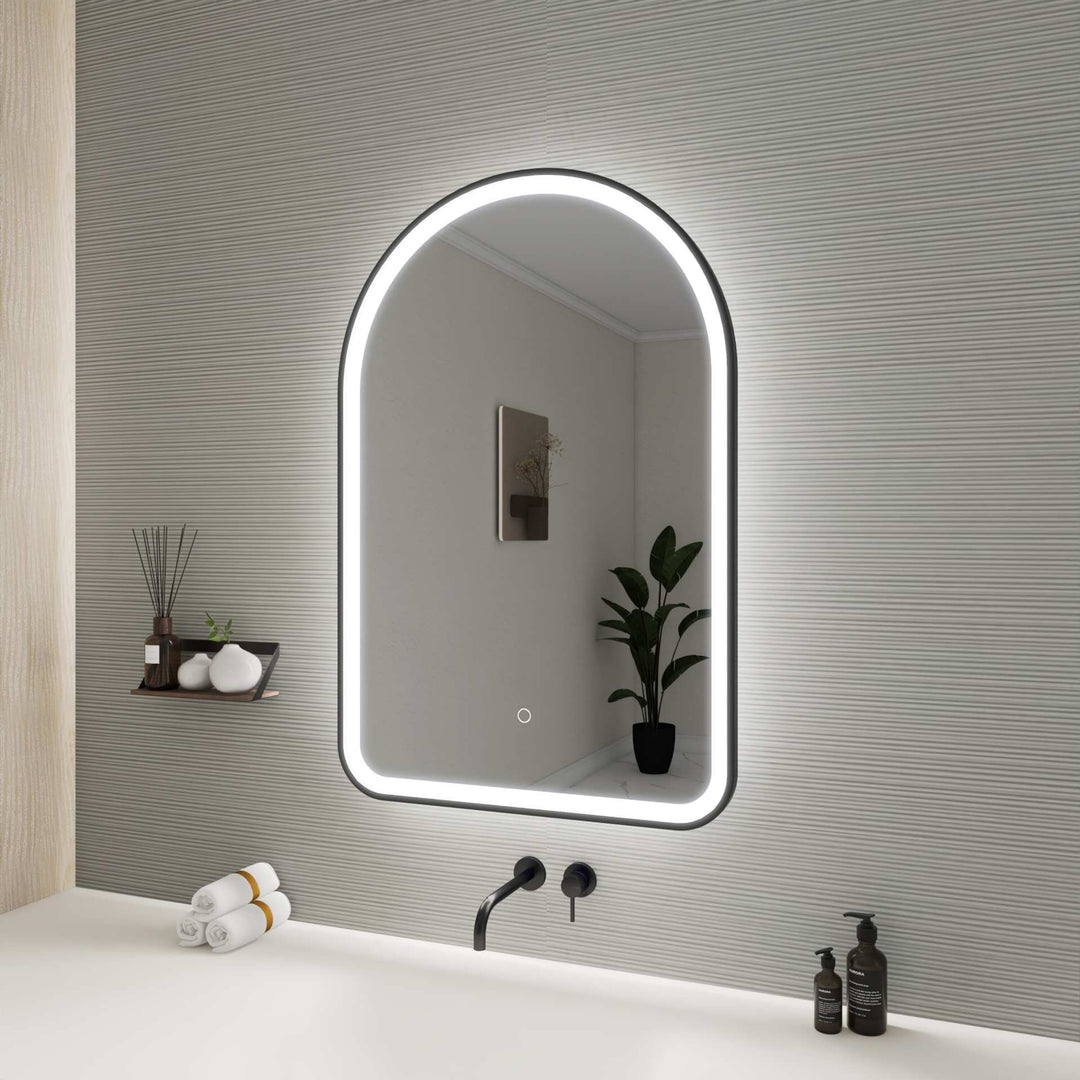 Framed LED Arch Mirror by Elegant - view 95
