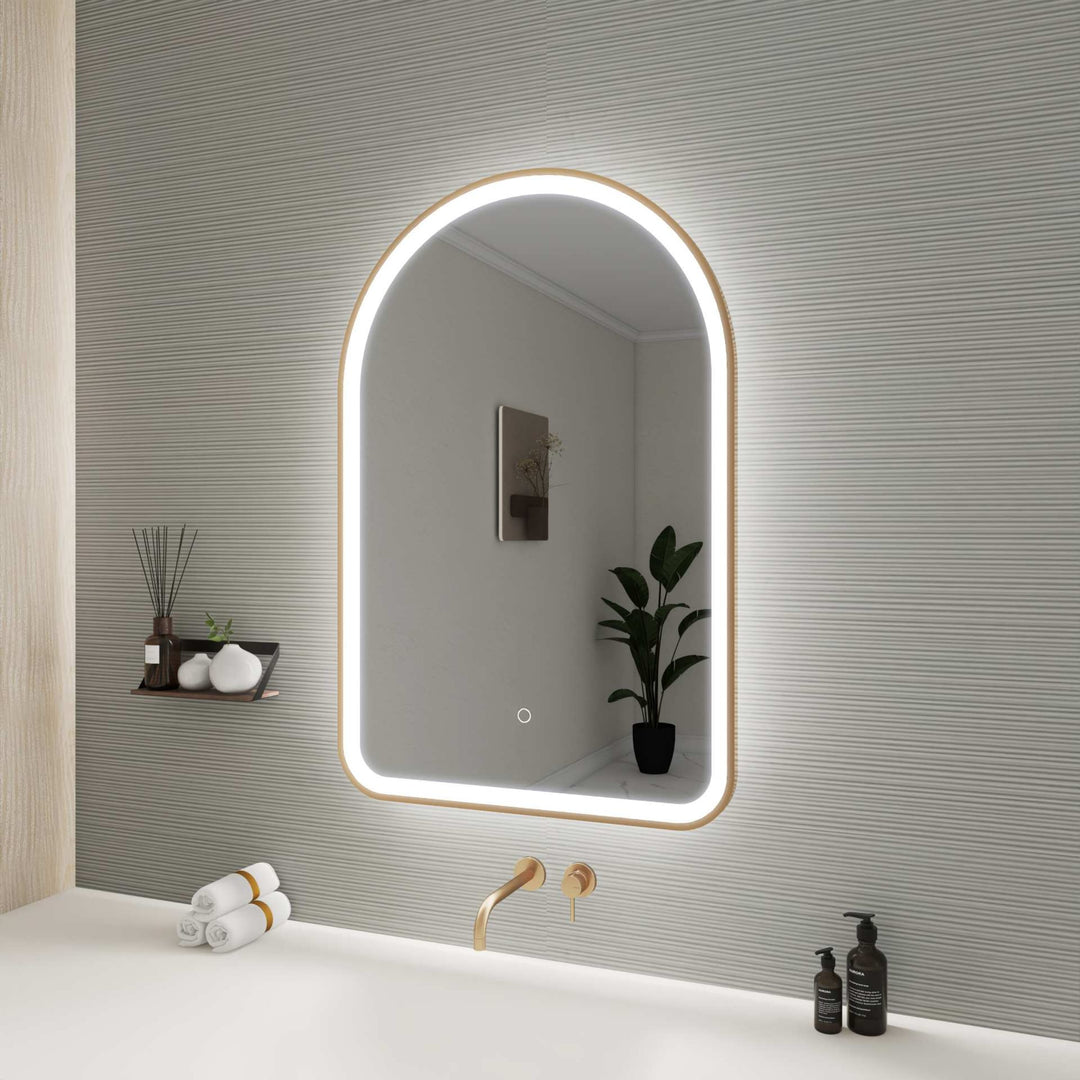 Framed LED Arch Mirror by Elegant - view 99