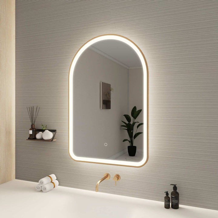Framed LED Arch Mirror by Elegant - view 101