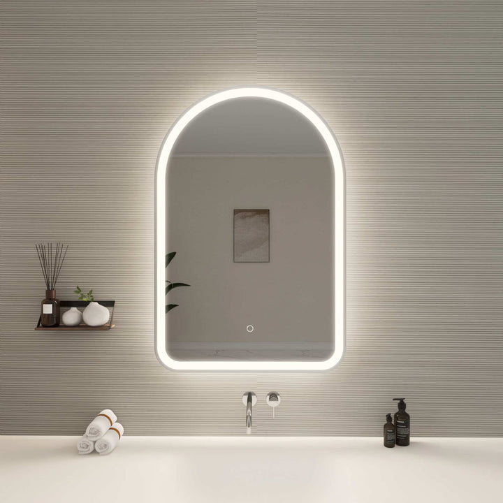Framed LED Arch Mirror by Elegant - view 104
