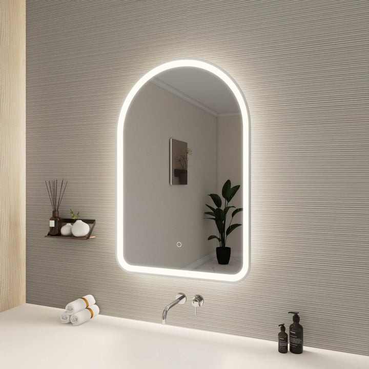 Framed LED Arch Mirror by Elegant - view 105