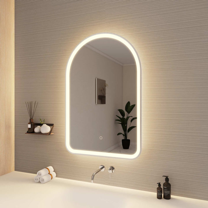 Framed LED Arch Mirror by Elegant - view 106