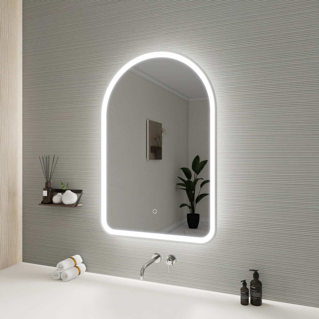 Framed LED Arch Mirror by Elegant - view 107