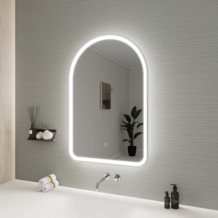 Framed LED Arch Mirror by Elegant - view 107