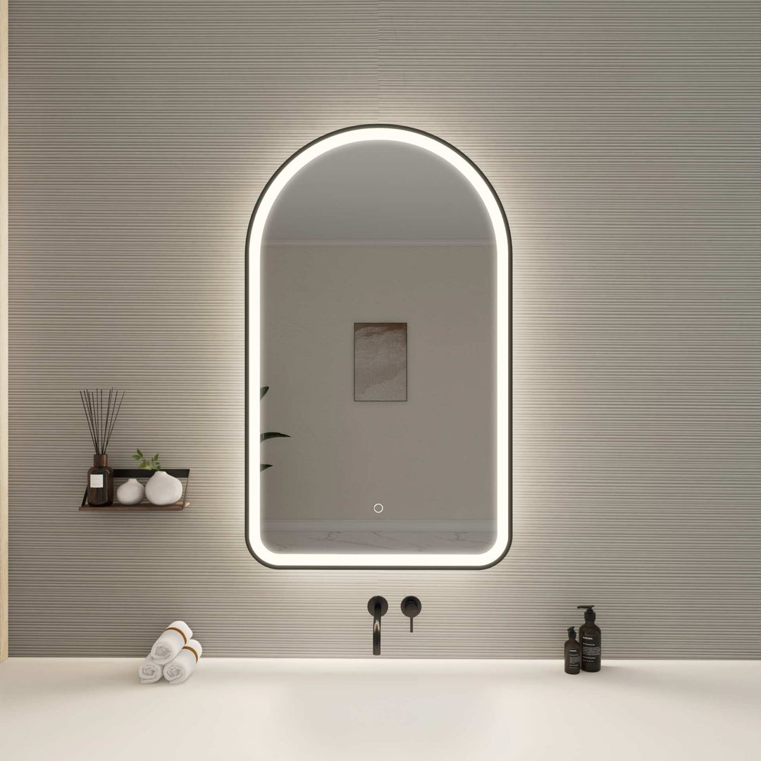 Framed LED Arch Mirror by Elegant - view 110