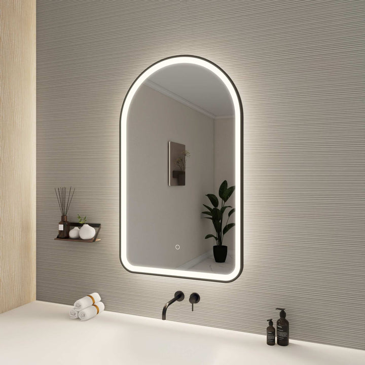 Framed LED Arch Mirror by Elegant - view 111