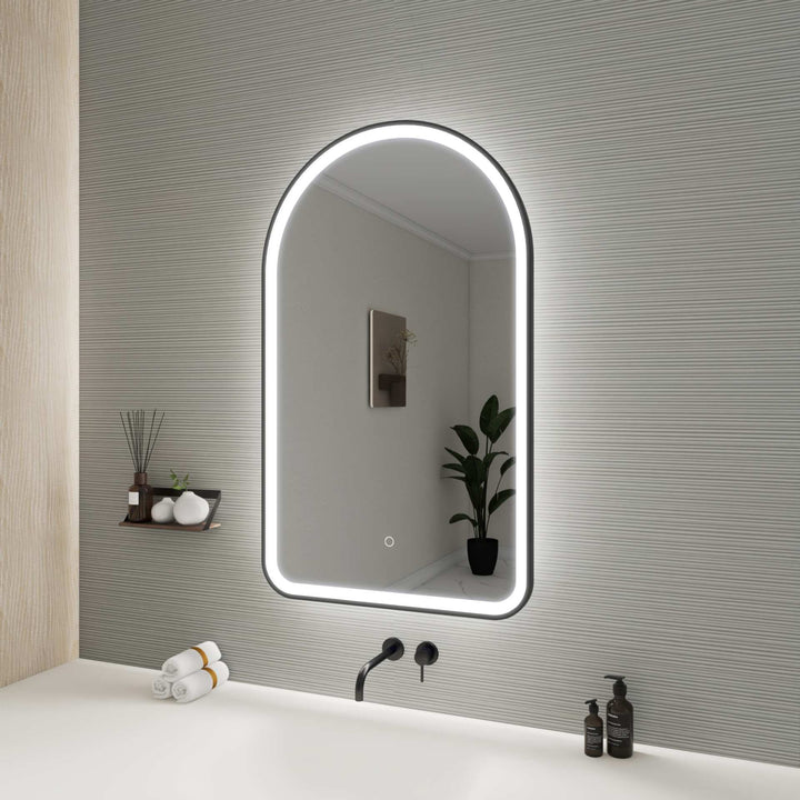 Framed LED Arch Mirror by Elegant - view 113