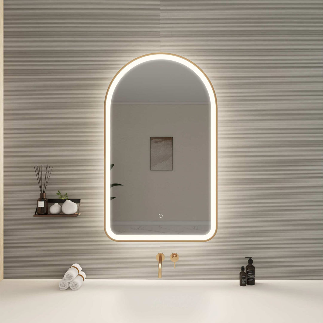 Framed LED Arch Mirror by Elegant - view 116