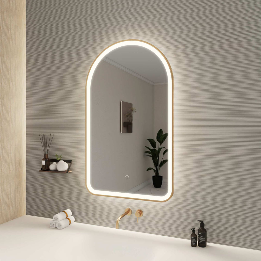 Framed LED Arch Mirror by Elegant - view 117