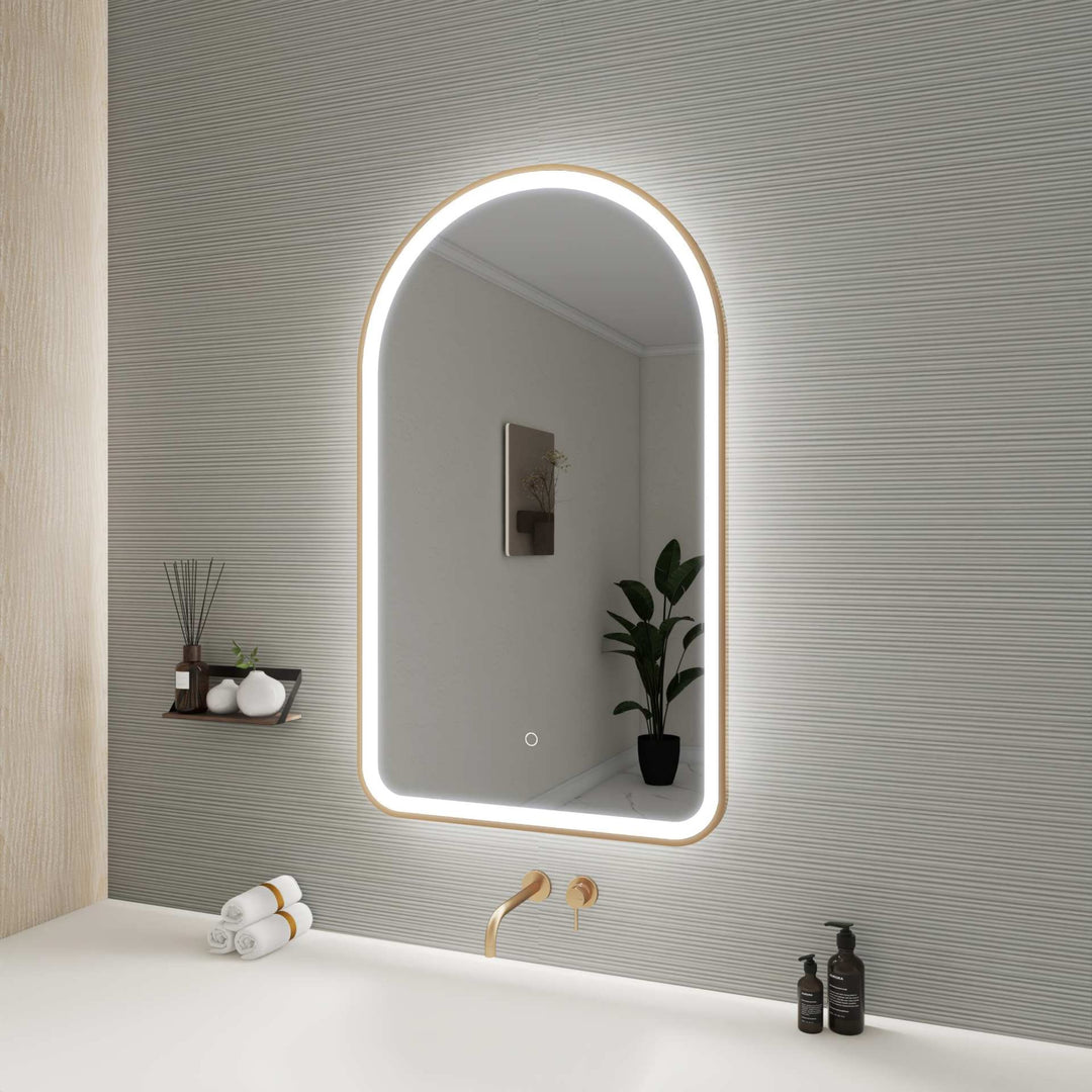 Framed LED Arch Mirror by Elegant - view 119