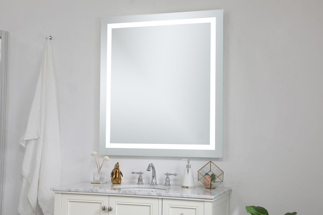Frameless LED Rectangle Mirror by Elegant - view 10