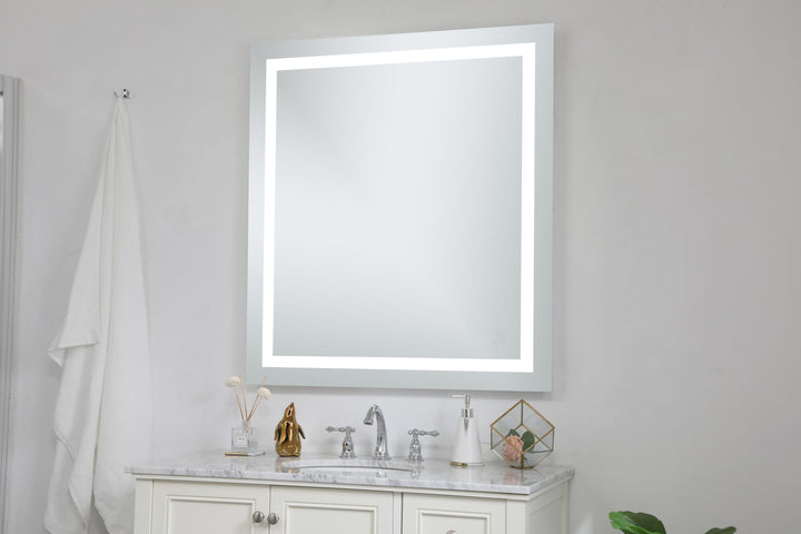 Frameless LED Rectangle Mirror by Elegant - view 10