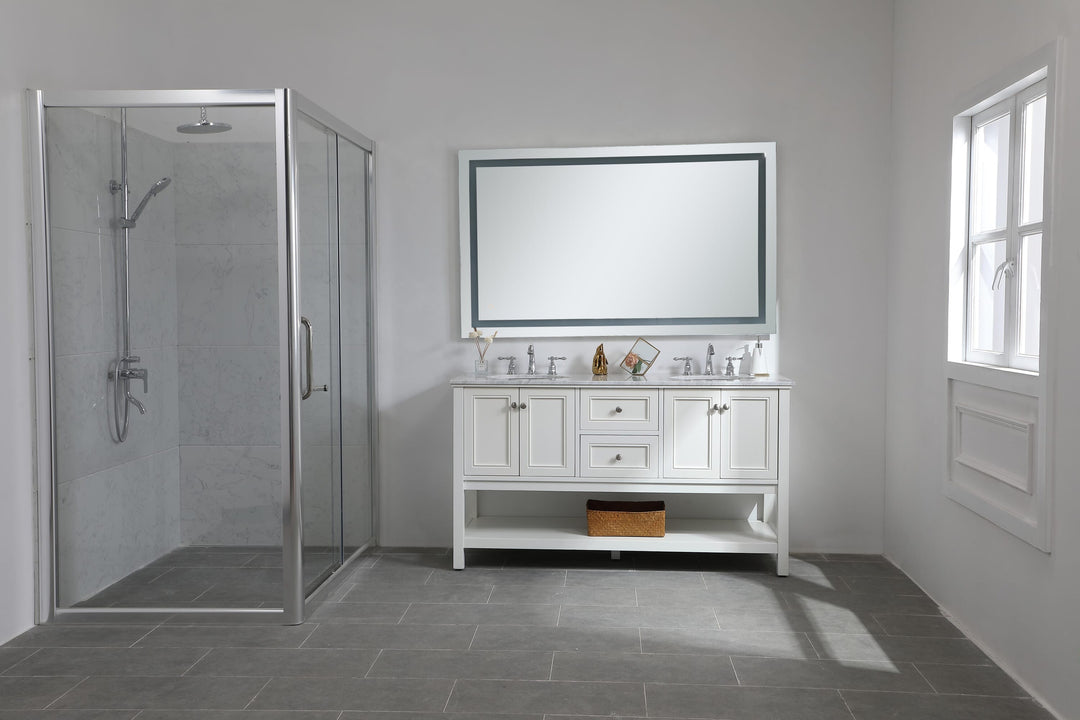 Frameless LED Rectangle Mirror by Elegant - view 23