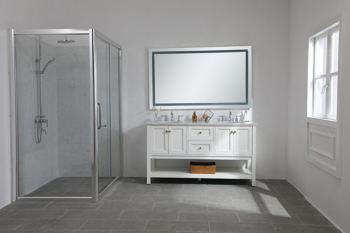 Frameless LED Rectangle Mirror by Elegant - view 23